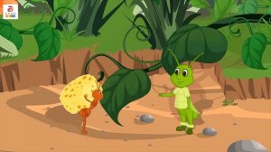 The Ant And The Grasshopper | English Moral Story For Kids | Animated Stories With English Subtitle