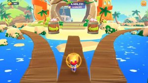 Talking Tom Gold Run 2 - Talking Ginger Character vs Royal Raccoon (Full Screen Game)