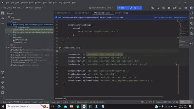 How to Secure API Key or Text Using NDK and Encryption Android Studio Kotlin