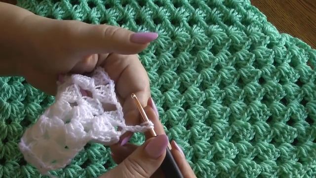Кардиган крючком из двух шестиугольников