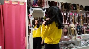 ПАРИК НА СЕТКЕ /лейс фронт/ОБЗОР В МАГАЗИНЕ-КАК ОДЕТЬ,КАК КРЕПИТЬ