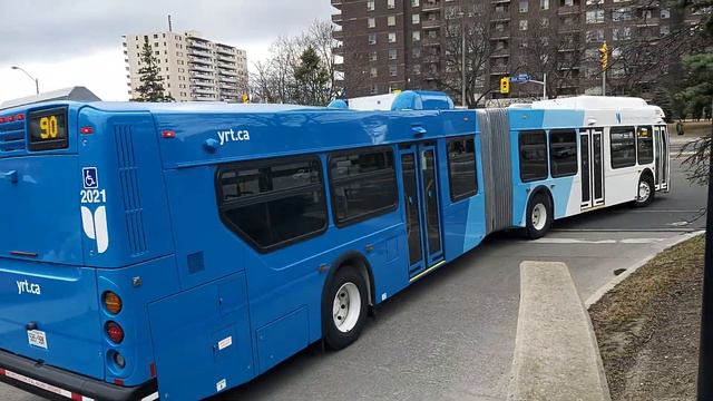 York Region Transit 2020 New Flyer XD60 2021 on 90 Leslie to Richmond Green S.S смотреть онлайн