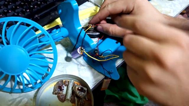 Переводим вентилятор с батареек на аккумуляторы смотреть онлайн