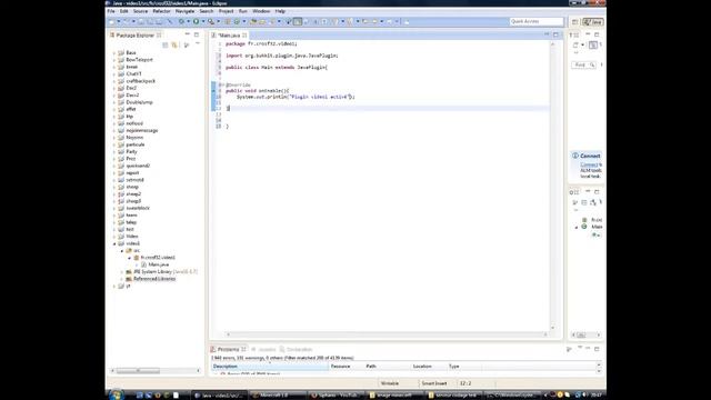Bukkit plugin codage: Projet Java épisode 1 смотреть онлайн