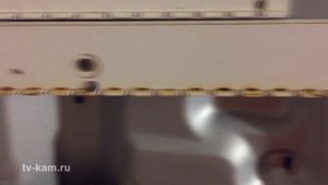 Ремонт телевизора Samsung UE55KU6500U  Ремонт подсветки матрицы