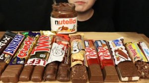 ASMR MAGNUM NUTELLA MALTESERS KITKAT CHOCOLATE ICE CREAM DESSERT MUKBANG es krim sorveteアイスクリーム디저트먹