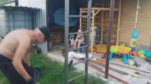 Делаем для пацанов турник. Турник своими руками! 30.08.2020