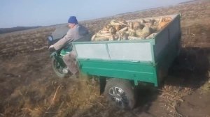 Трицикл в работе✅