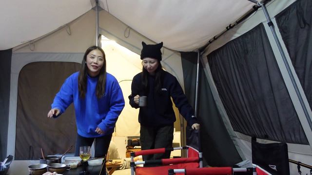 30대 중반 우리는 과연 어른이 된걸까?｜찐친들과 캠핑｜먹고 마시고 수다｜igt 테이블 구입했어요