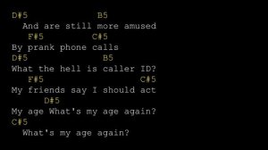 Blink 182 - Whats My Age Again - VOCALS - Guitar Backing Track