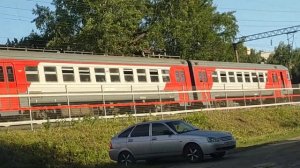 "Редкий!" Электропоезд ЭД9Т-0008 сообщением Рязань-2 - Ряжск