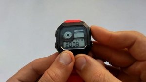 Водостойкие часы в стиле Casio — Skmei 1299 red обзор настройка, инструкция на русском, отзывы