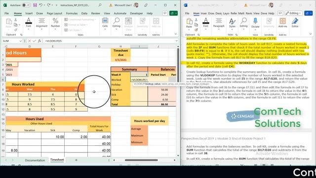 New Perspectives Excel 2019  Module 3 End of Module Project 1