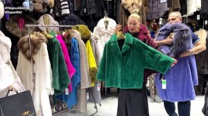 Роскошные шубы от Лены и Гены. Новинки. Меховые изделия 2023-24