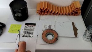 Распил масляного фильтра MILES AFOS047