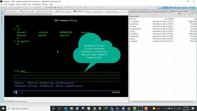 How To Create and Run Python Programs In #RDi Part II смотреть онлайн