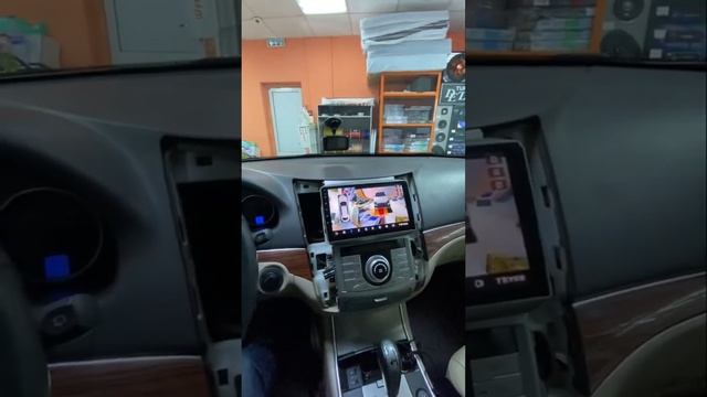 Установка магнитолы Teyes CC3 6+128 на Hyundai ix55. С функцией кругового обзора