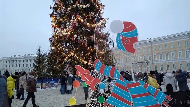 Главная ёлка Санкт-Петербурга 2022. Дорогущая! смотреть онлайн