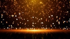 Golden Particles Shiny Loop Seamless 60fps 4k | Falling Stars Streak Animated Background Video Loop