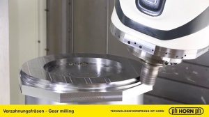 Зубофрезерование с инструментом HORN / Gear Milling