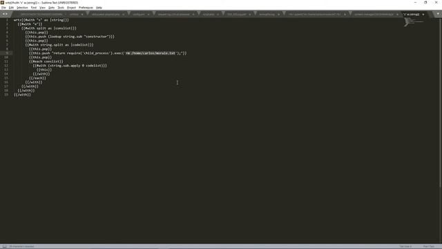 Handlebars NodeJS -Server Side template Injection [SSTI] смотреть онлайн