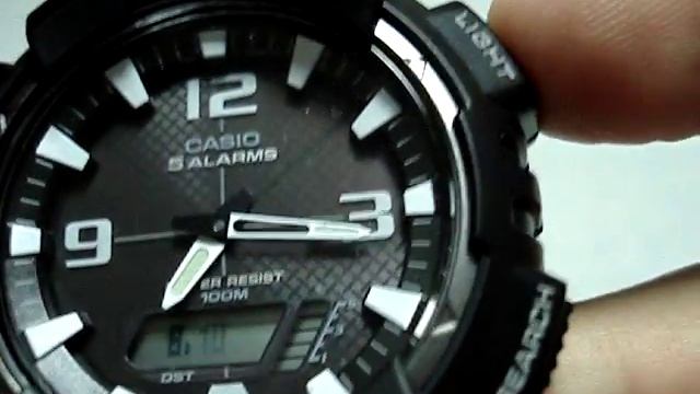 Настройка часов Casio AQ-S810W