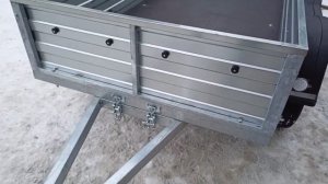 Прицеп Русич 253 Д Обзор бортового прицепа для л/а.