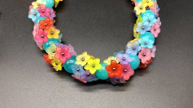 Комплект "Лето". Бусы с подвеской. Украшения для Марины. Часть 2. смотреть онлайн