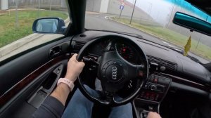 ТЕСТ ДРАЙВ 26 ЛЕТНЕГО АУДИ А4(1.9 ТДИ 110 Л.С.)ОБЗОР/ВОЖДЕНИЕ ОТ ПЕРВОГО ЛИЦА