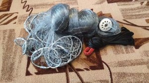 Кастинговая сеть диаметр 5м ячейка 30мм из лески 0.5мм