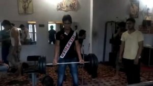 Akash kumar (AKA WRIST HUNTER) lifting 55 KG on BICEPS