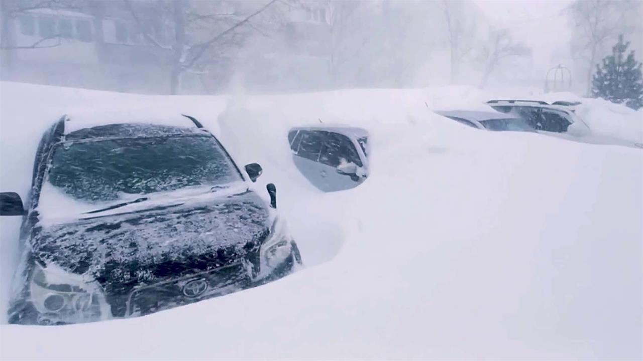 Южно-Сахалинск во власти мощного циклона