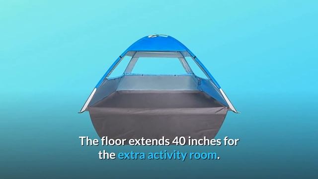 Venustas Beach Tent Beach Umbrella Outdoor Sun Shelter Canopy Review смотреть онлайн