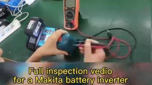 Vedio for Makita inverter