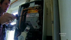 Rinnai 167 rmf Чистка горелки и теплообменника Часть 1