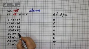 Страница 105 Задание 14 – Математика 3 класс Моро – Учебник Часть 1