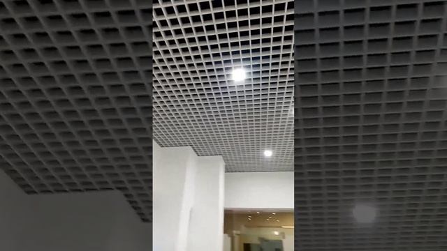 Алюминиевый потолок Грильято 75х75 | Griliato ceiling |