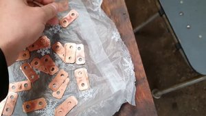 Чистка медных пластин  Тойота Приус часть 3