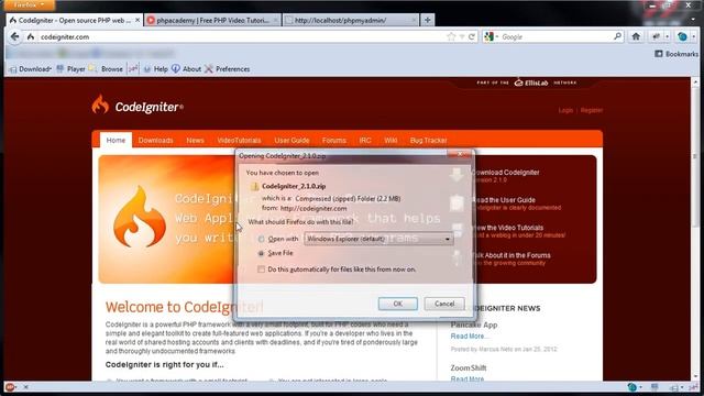 CodeIgniter Tutorial for Beginners, Build a CodeIgniter PHP App