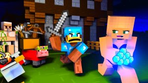 Коварная девушка решила забрать все у про игрока майнкрафт , но поплатилась за это #майнкрафтанимаци