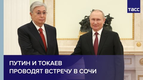 Путин и Токаев проводят встречу в Сочи