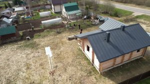 Кровля загородного дома из клик фальца от ООО "ЮнитиСтрой"