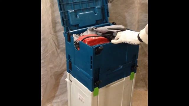 Строительный пылесос в модульном ящике(систейнер) смотреть онлайн