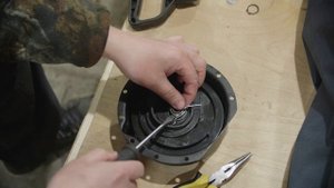 Самолёт Е-12НК, опрессовка РМЗ-500, первый запуск с винтом, попытка обкатать, замер компрессии.