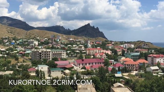 Курортное - вид на поселок - kurortnoe.2crim.com