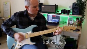 250K vs 500K pots for a Stratocaster Humbucker