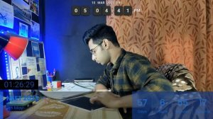 🔴LIVE STUDY WITH ME - Continuous Stream 🔥I (36/100) I NEET I JEE I UPSC I CA I Real Time