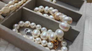 ЮВЕЛИЛИЯ🌸Моя коллекция украшений🌸Разбираю украшения из жемчуга🌸ПЕРВОЕ ВИДЕО НА КАНАЛЕ