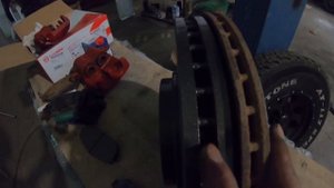 Тюнинг тормозной системы RAV4 1 SXA10 1999 года Custom brake for Rav4 I SXA 10