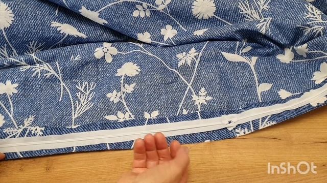 Пошив пододеяльника, обработка входа потайной молнией, часть 2 смотреть онлайн